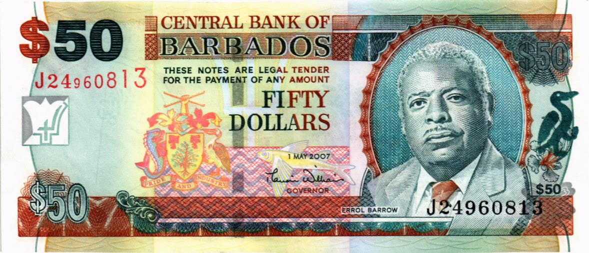 БАРБАДОС 50 ДОЛЛАРОВ 1