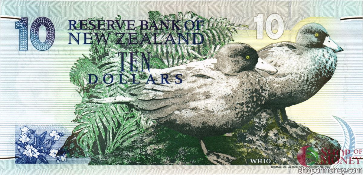 НОВАЯ ЗЕЛАНДИЯ 10 ДОЛЛАРОВ 2