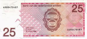 НИДЕРЛАНДСКИЕ АНТИЛЬСКИЕ ОСТРОВА 25 ГУЛЬДЕНОВ 2