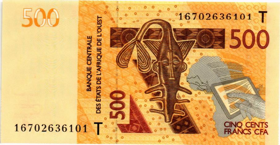 WAS - ТОГО 500 ФРАНКОВ (T) 1