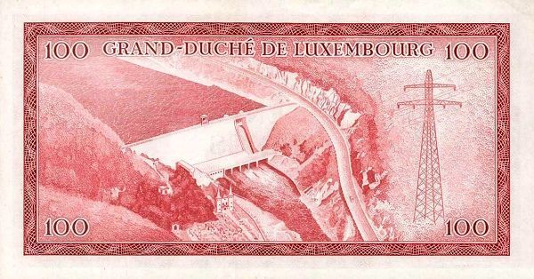 ЛЮКСЕМБУРГ 100 ФРАНКОВ 2