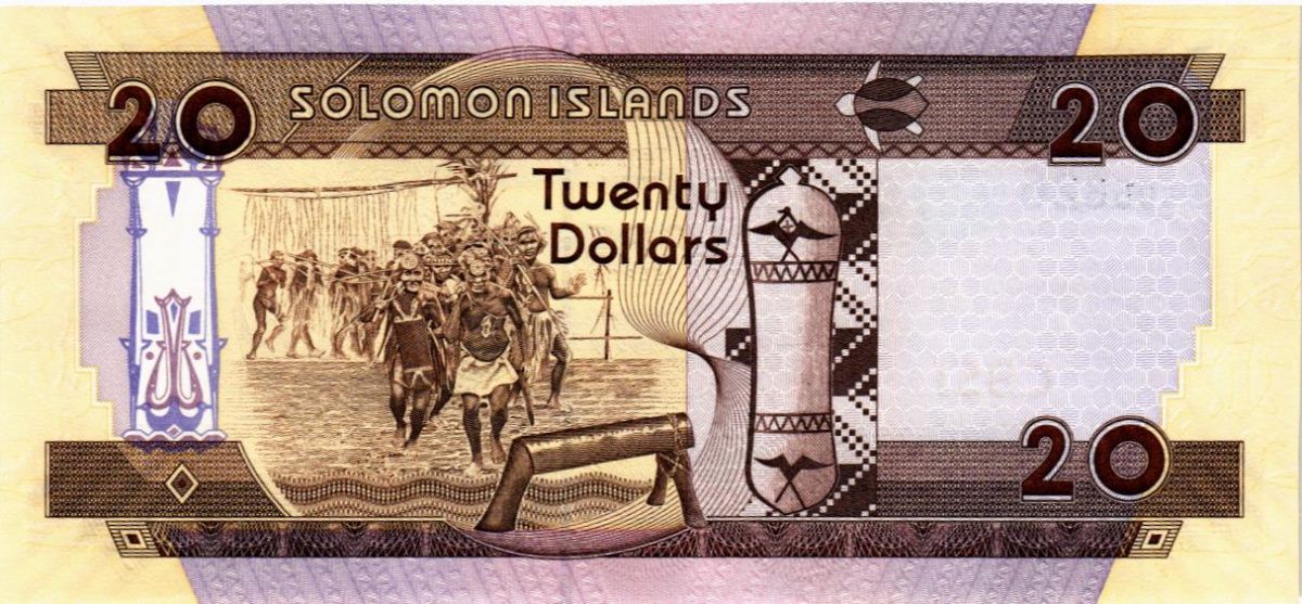СОЛОМОНОВЫ ОСТРОВА 20 ДОЛЛАРОВ (C/2) 2