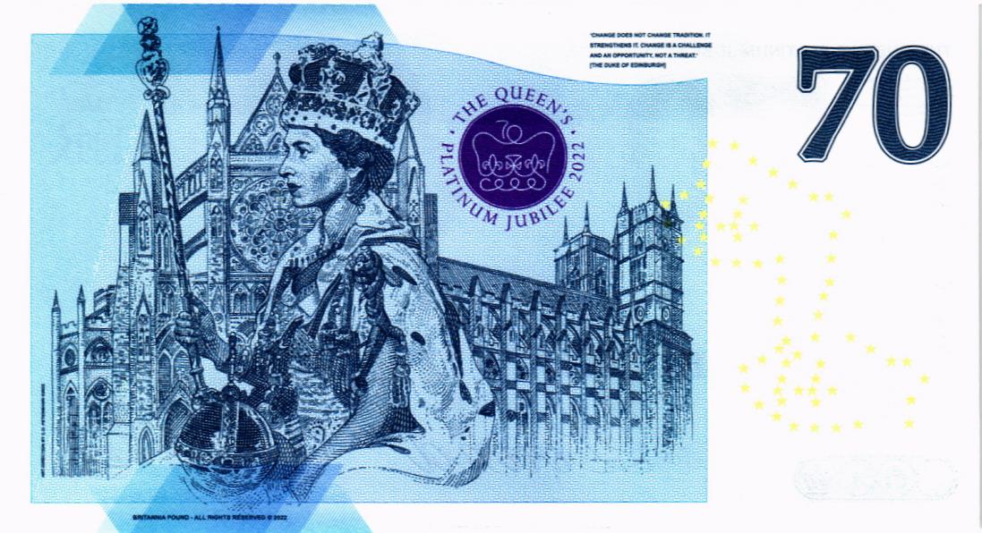 ВЕЛИКОБРИТАНИЯ/АНГЛИЯ 1 ФУНТ (СУВЕНИРНАЯ) 2