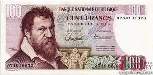БЕЛЬГИЯ 100 ФРАНКОВ 1