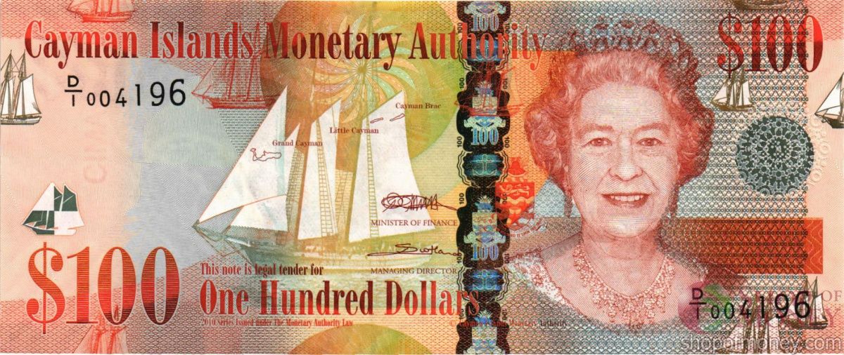 КАЙМАНОВЫ ОСТРОВА 100 ДОЛЛАРОВ 1