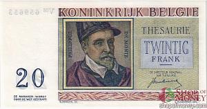 БЕЛЬГИЯ 20 ФРАНКОВ 2