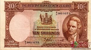 НОВАЯ ЗЕЛАНДИЯ 10 ШИЛЛИНГОВ usd 1