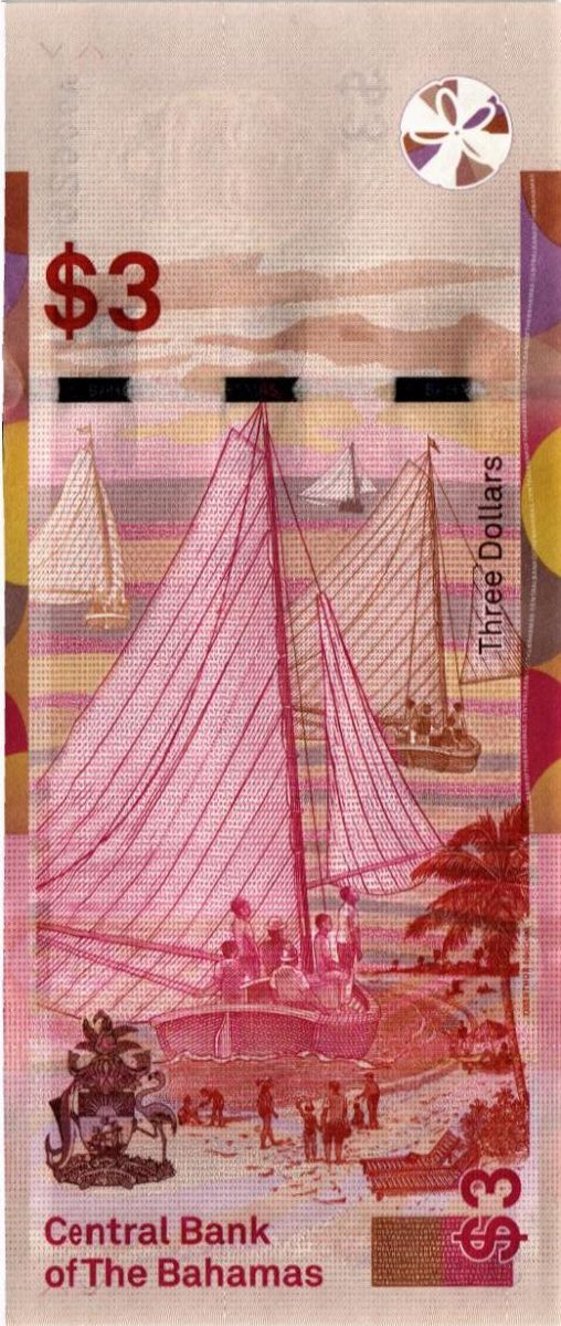 БАГАМСКИЕ ОСТРОВА 3 ДОЛЛАРА 2