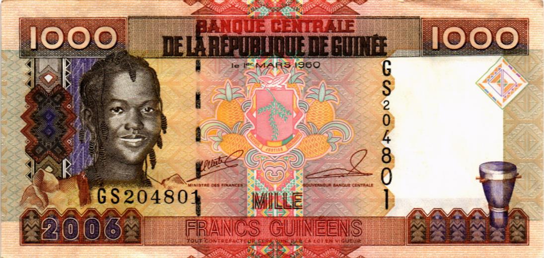 ГВИНЕЯ 1000 ФРАНКОВ 1