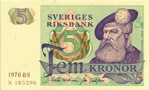 ШВЕЦИЯ 5 КРОН 1