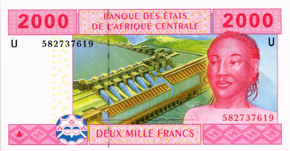 CAS - КАМЕРУН 2000 ФРАНКОВ (U) 1