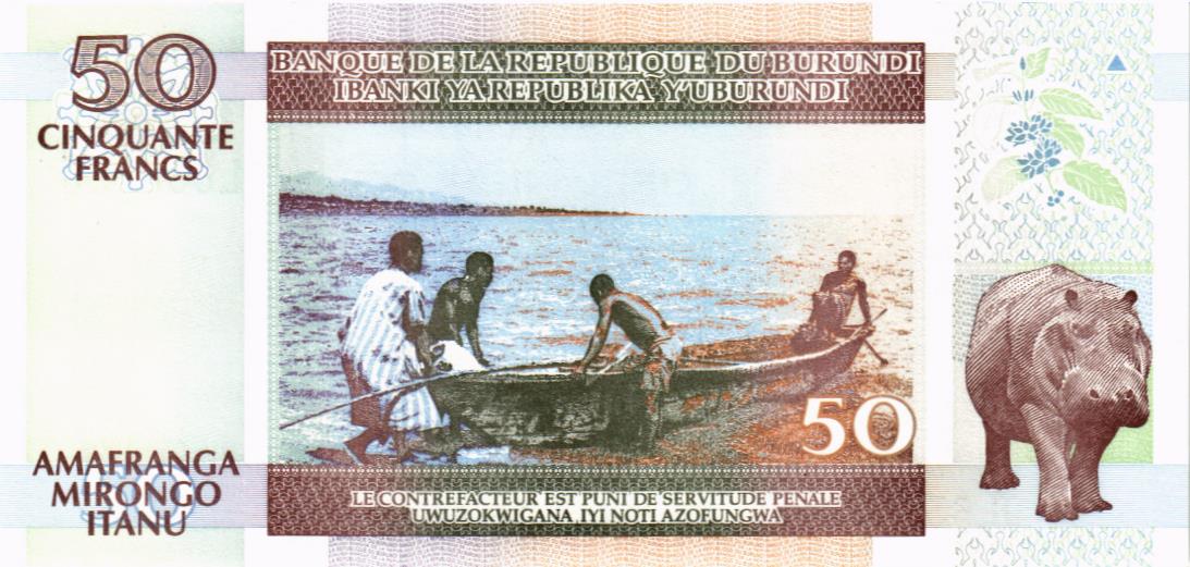 БУРУНДИ 50 ФРАНКОВ 2