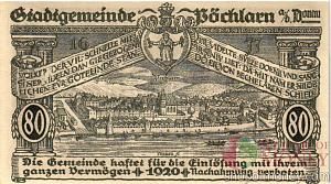 АВСТРИЯ 80 ХЕЛЛЕРОВ (НОТГЕЛЬД) 2