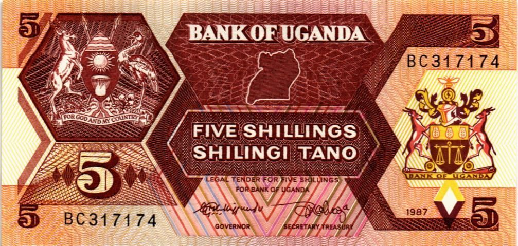 УГАНДА 5 ШИЛЛИНГОВ 1