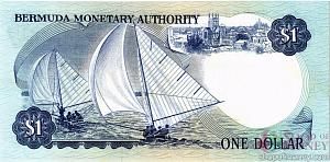 БЕРМУДСКИЕ ОСТРОВА 1 ДОЛЛАР 2