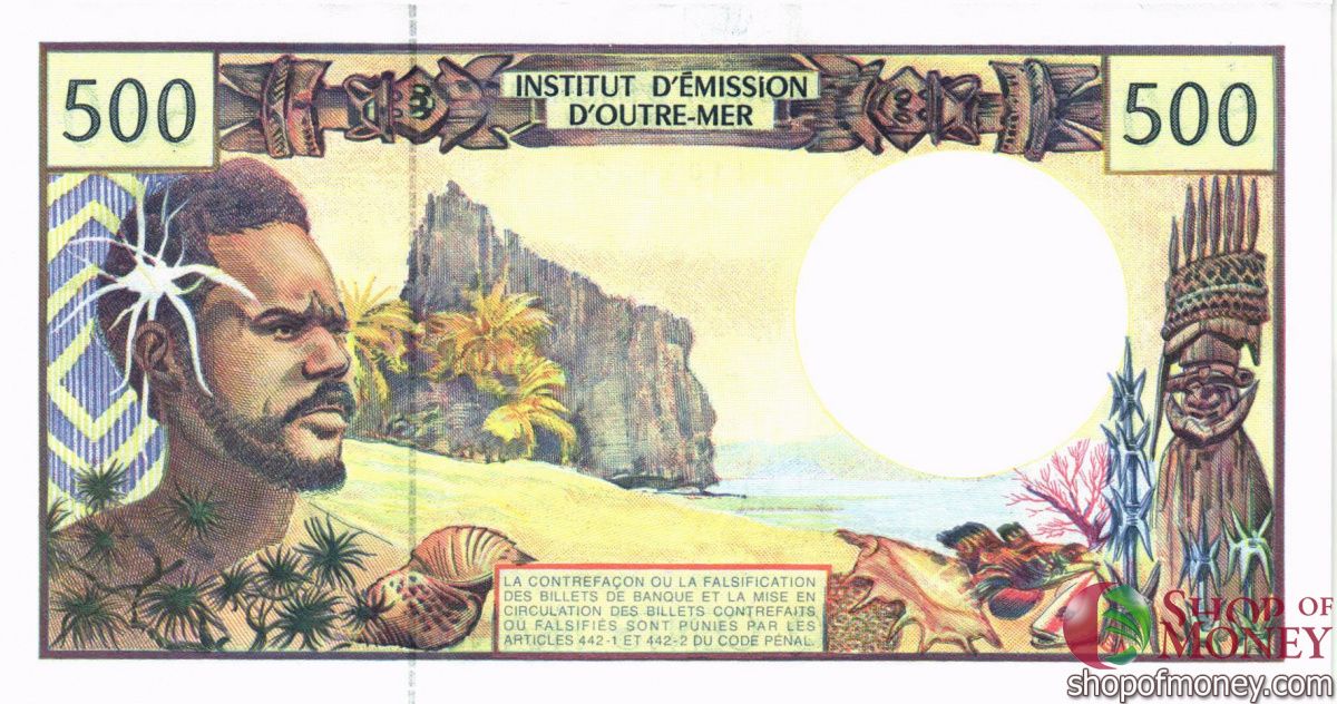 ФРАНЦУЗСКАЯ ПОЛИНЕЗИЯ 500 ФРАНКОВ 2
