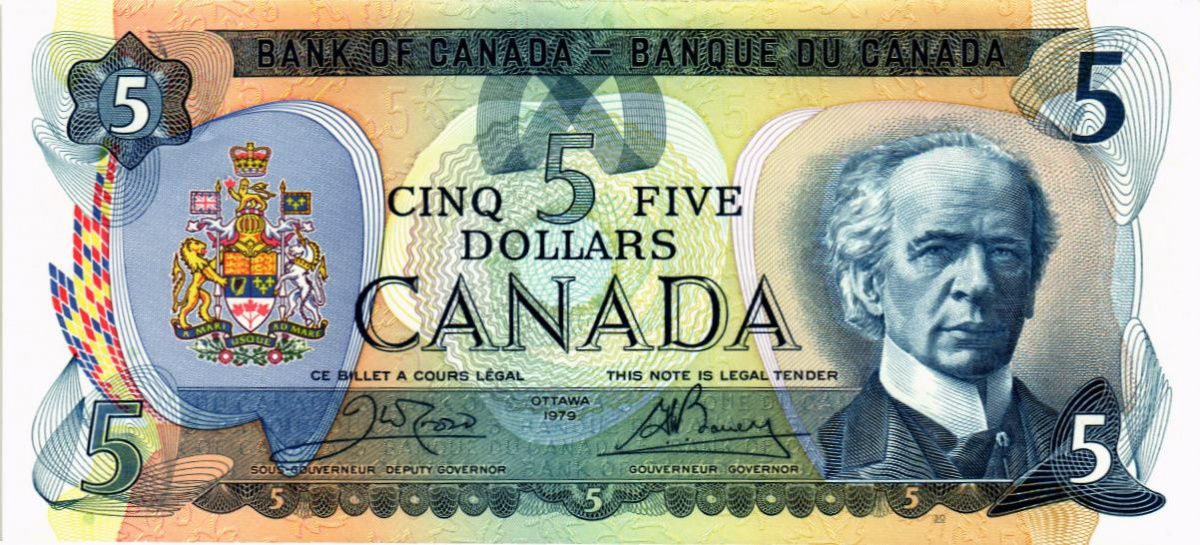 КАНАДА 5 ДОЛЛАРОВ 1