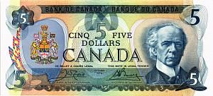 КАНАДА 5 ДОЛЛАРОВ 1