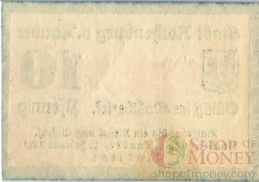 ГЕРМАНИЯ 10 ПФЕННИГОВ (НОТГЕЛЬД) 2