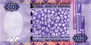 РУАНДА 2000 ФРАНКОВ 2