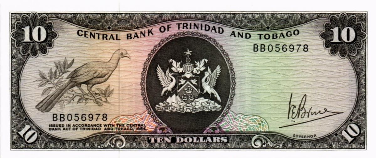 ТРИНИДАД И ТОБАГО 10 ДОЛЛАРОВ 1
