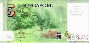 СИНГАПУР 5 ДОЛЛАРОВ 2
