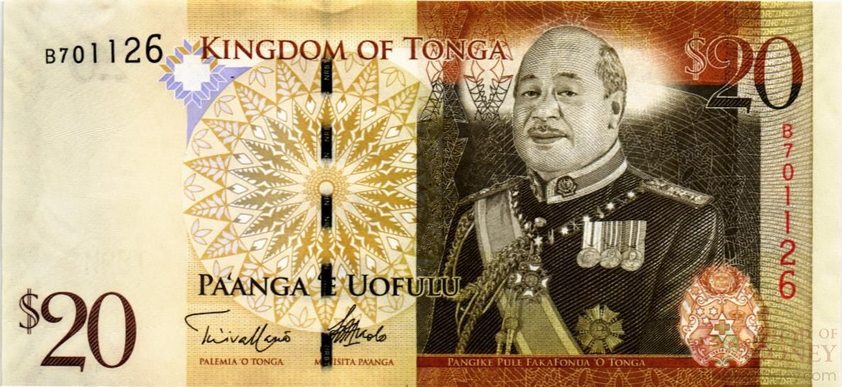 ТОНГА 20 ПААНГА 1