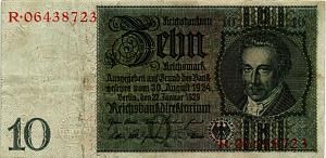 ГЕРМАНИЯ 10 МАРОК 1