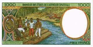 CAS - ЭКВАТОРИАЛЬНАЯ ГВИНЕЯ 1000 ФРАНКОВ (N) 2