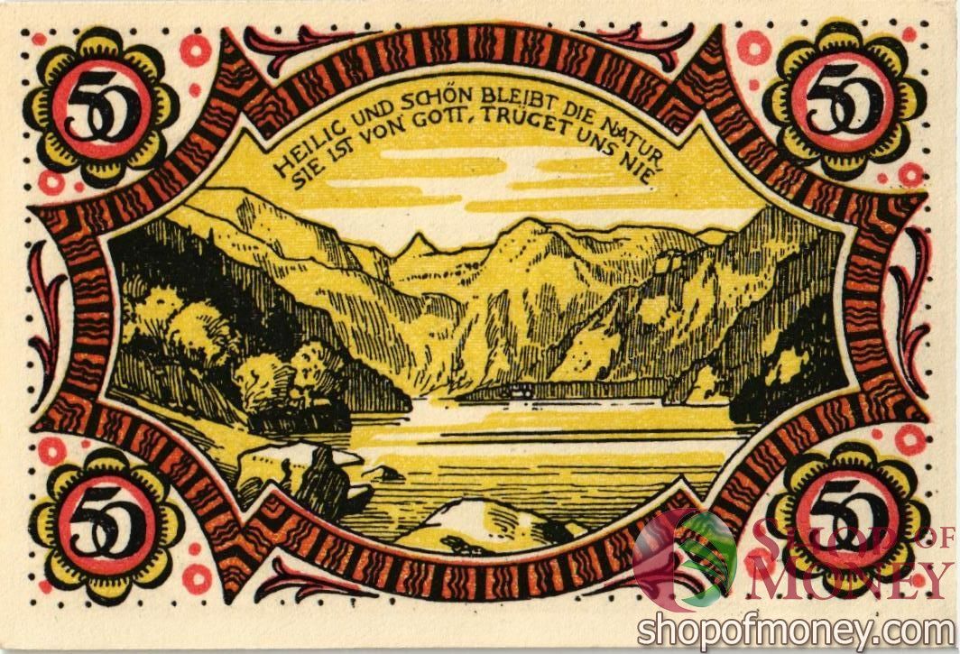 ГЕРМАНИЯ 50 ПФЕННИГОВ (НОТГЕЛЬД) 2