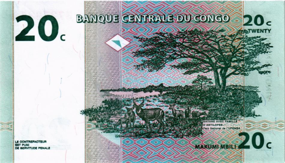 КОНГО ДР 20 САНТИМОВ 2