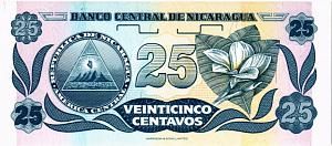 НИКАРАГУА 25 ЦЕНТАВО 2