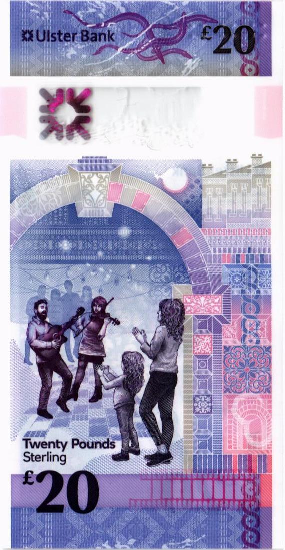СЕВЕРНАЯ ИРЛАНДИЯ 20 ФУНТОВ (ULSTER BANK) 2