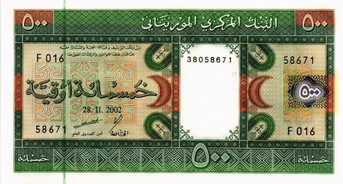 МАВРИТАНИЯ 500 УГИЙ 1