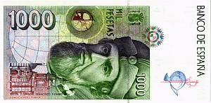 ИСПАНИЯ 1000 ПЕСЕТ 2