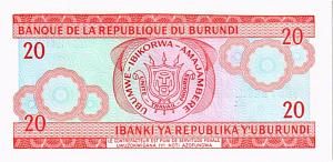 БУРУНДИ 20 ФРАНКОВ 2