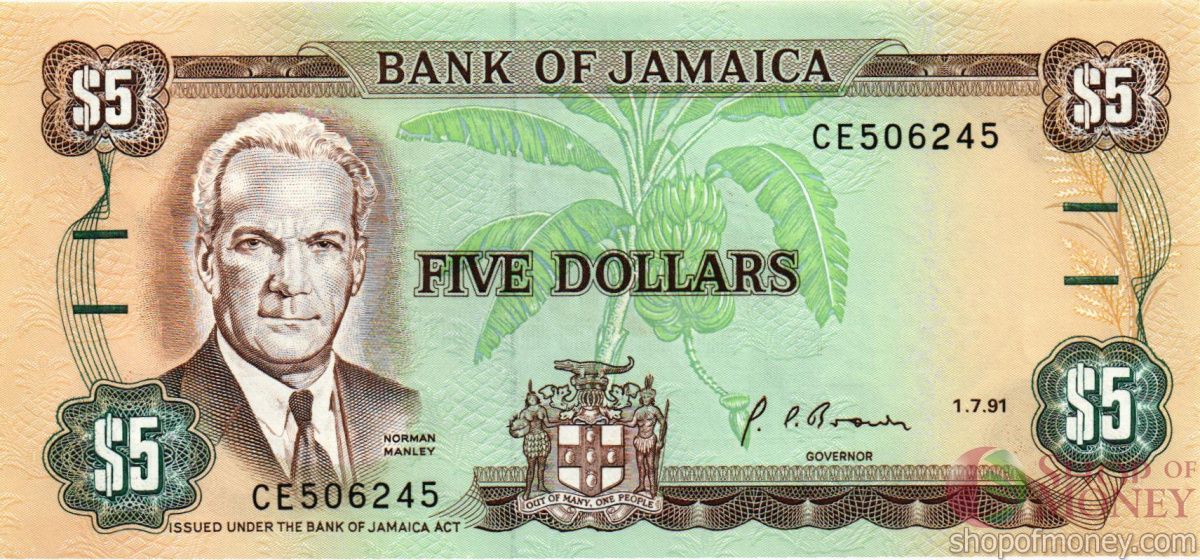 ЯМАЙКА 5 ДОЛЛАРОВ 1