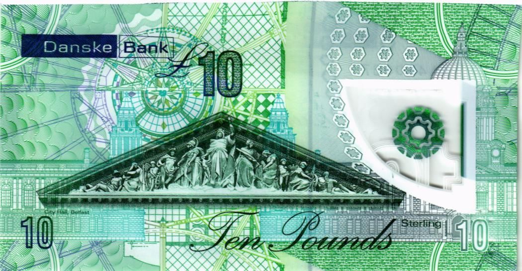 СЕВЕРНАЯ ИРЛАНДИЯ 10 ФУНТОВ (DANSKE BANK) 2