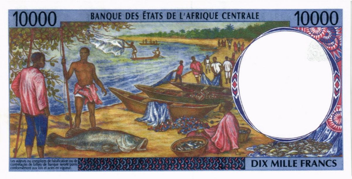 CAS - ГАБОН 10000 ФРАНКОВ (L) 2