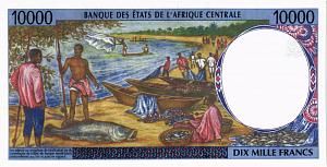 CAS - ГАБОН 10000 ФРАНКОВ (L) 2