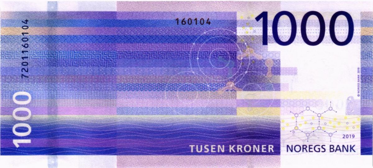 НОРВЕГИЯ 1000 КРОН 2