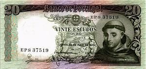 ПОРТУГАЛИЯ 20 ЭСКУДО 1