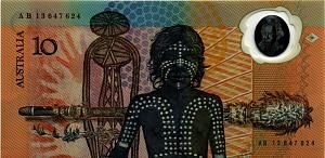 АВСТРАЛИЯ 10 ДОЛЛАРОВ 1