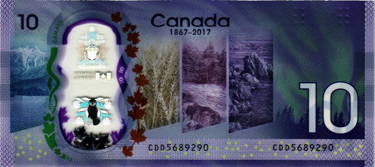 КАНАДА 10 ДОЛЛАРОВ 2