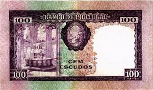 ПОРТУГАЛИЯ 100 ЭСКУДО 2