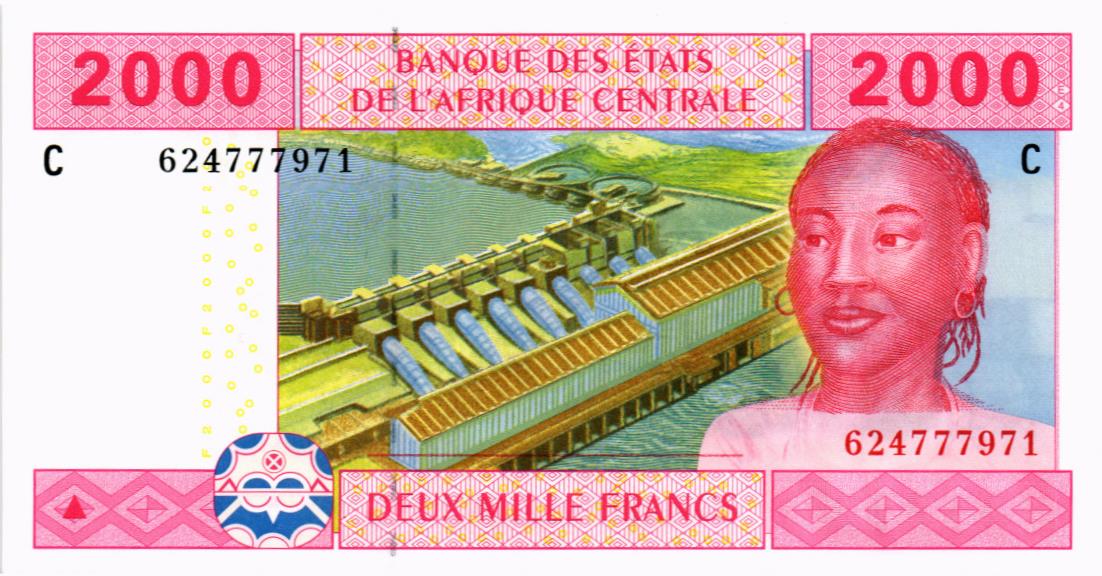 CAS - ЧАД 2000 ФРАНКОВ (C) 1