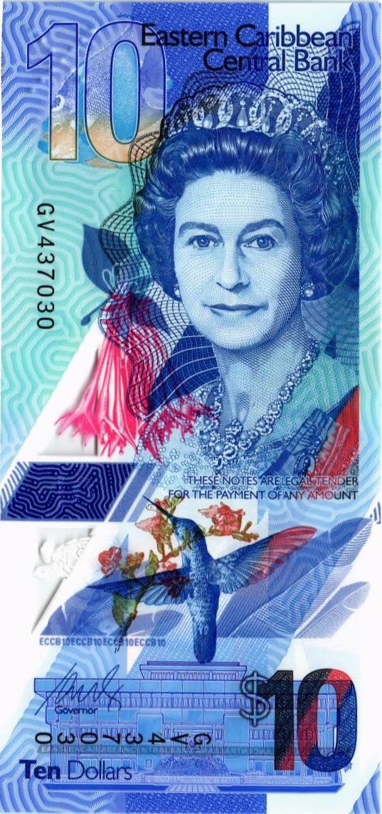 ВОСТОЧНЫЕ КАРИБЫ 10 ДОЛЛАРОВ 1