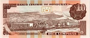 ГОНДУРАС 10 ЛЕМПИР 2