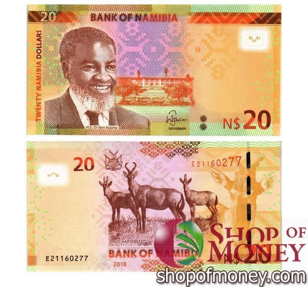 НАМИБИЯ 10 20 30 50 100 200 ДОЛЛАРОВ 7
