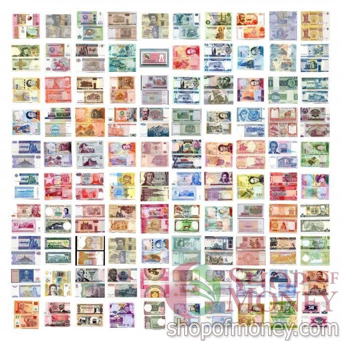 НАБОР 100 БАНКНОТ 1